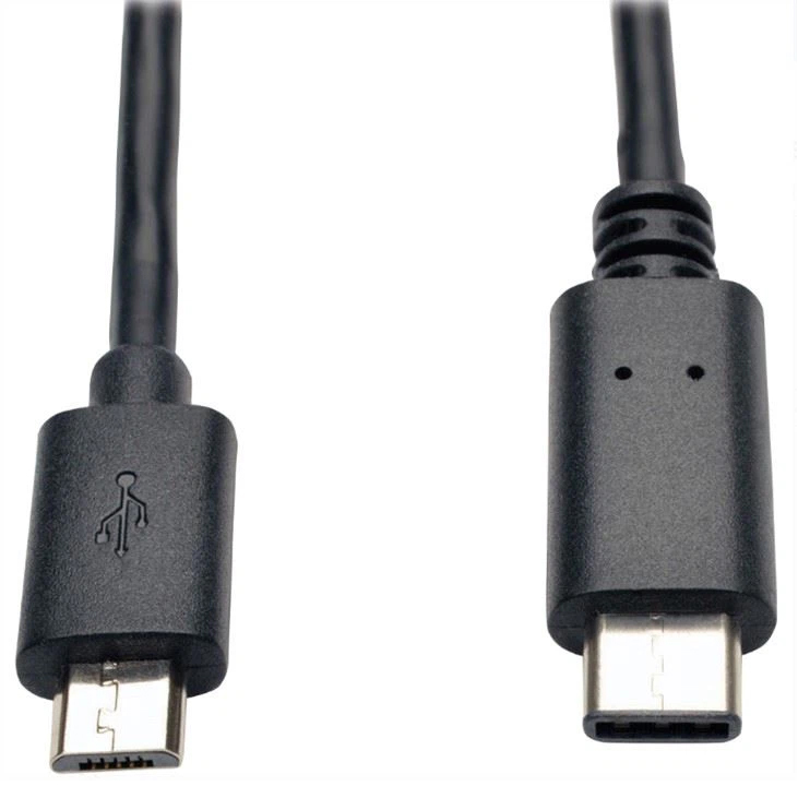USB-C til Micro-B USB2.0 hann-til-hann-kabel