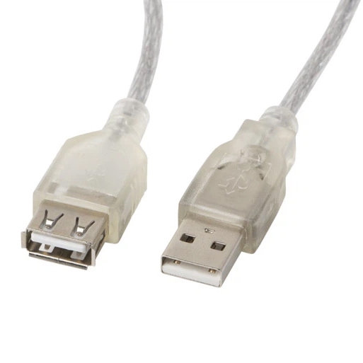 Przezroczysty przedłużacz USB Am do AF 2.0