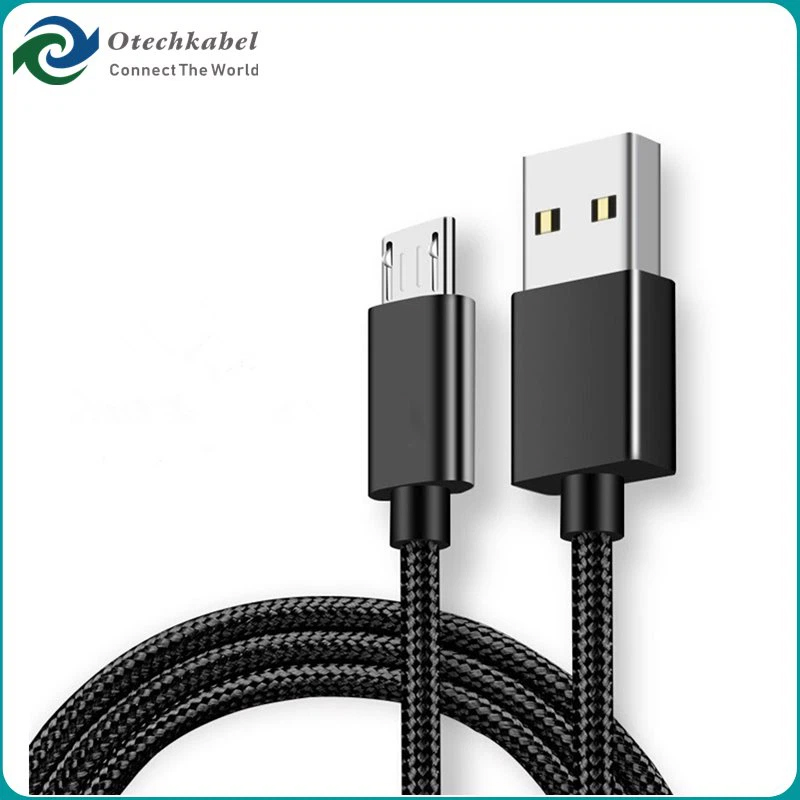 Cabo micro USB tran&ccedil;ado